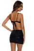 Luli Fama Chasing Stars Sequins Mini Skirt
